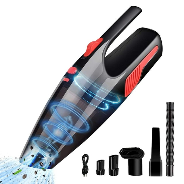 Handheld Vacuum, Hand Vacuum Cordless with High Power, Mini Vacuum Cleaner Handheld Powered By Li-Ion Battery Rechargeable Quick Charge Tech,Car Vacuum for Home and Car Cleaning