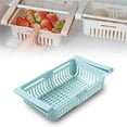 thumbnail image 1 of Pull Out Refrigerator Storage Holder Food Organizer Drawer Shelf Proper Dish Rake Rolling Rack for Silicone Stovetop Cover Folding Dish Drying Rack with Drainboard Flat Drying Rack Large, 1 of 3