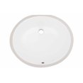 thumbnail image 2 of American Imaginations 19.25-in. W CUPC Oval Bathroom Undermount Sink Set In White - Oil Rubbed Bronze Hardware - Overflow Drain Incl. AI-31775, 2 of 7