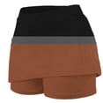 thumbnail image 4 of Pantalones Cortos Atléticos de Mujer de Cintura Alta Pantalones Ligeros de Impresión Delgados con Bolsillos, 4 of 6