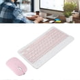 thumbnail image 2 of Keyboard and Mouse Combo Wireless Bluetooth Keyboard and Mouse Set Portable Matching Keyboard and Mouse for PC Laptop Pink, 2 of 5