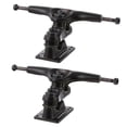 thumbnail image 1 of Gullwing Sidewinder II Longboard Skateboard Double Kingpin Trucks, 159mm Black, Hanger 9' Axle (Set of 2), 1 of 2