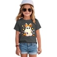 thumbnail image 7 of Xyant Halloween Shirts Girls Short Sleeve Boo Shirt Kids Toddler Pumpkin/Ghost T Shirts Cute Retro Tee Tops Halloween Tshirts Girls,Size 2-14 Years, 7 of 7
