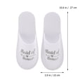 thumbnail image 3 of 3 pares de bandejas de boda Slippers Zapatillas de pijama Suministros de zapatillas desechables, 3 of 6
