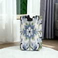 thumbnail image 6 of Yayeee Freestanding Laundry Hamper with Handle Collapsible Large Storage Basket for Clothes, Green Floral, 6 of 7