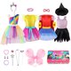 thumbnail image 2 of Juego de disfraz de princesa para niñas, Jeowoqao, 24 piezas, juego de disfraces, cuento d Jeowoqao Jeowoqao, 2 of 2