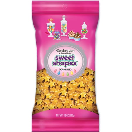 Celebrations By Sweetworks Sweet Shapes[tm] 12oz-shimmer [tm] Gold Stars