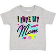 thumbnail image 3 of Inktastic I Love My Mom 80s Retro Style Boys or Girls Toddler T-Shirt, 3 of 5