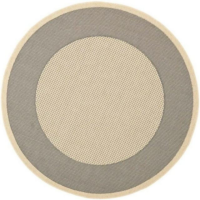 Safavieh Tapis d'Intérieur/extérieur Gris - Rond 7 Pieds10 Pouces
