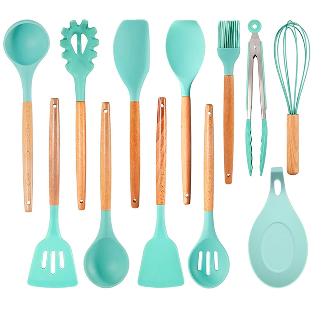 Silicone Non Stick Cookware Set Accessories Easy Clean Spatula Kitchen Walmart Com Walmart Com