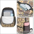 thumbnail image 4 of Pioneer Flower Floral Print Pattern 17" School Backpacks for Teens,Waterproof Oxford Fabric,S-Shape Padded Straps for School,Travel,Hiking,Camping, 4 of 6