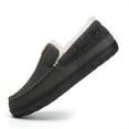 thumbnail image 5 of PLERISE Men’s Insulated Slip-On Plush Shoes, Warm Cozy Lined Footwear for Home and Outdoor Winter Wear, Comfortable Unisex Shoes Available in Multiple Colors, 5 of 9