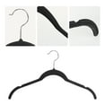 thumbnail image 3 of Unique Bargains Velvet Non-Slip Durable Space Saving Clothes Hangers 10 Packs Black, 3 of 6