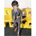 thumbnail image 2 of Boys Suits 5 Pieces Set, Blazers Vests Pants Shirts Ties, 2 of 5