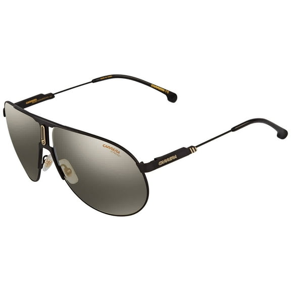 Carrera CA Panamerika65 Metal Unisex Aviator Sunglasses Matte Black 65mm Adult