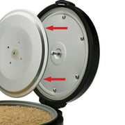 Aroma 4-Cup Cool-Touch Rice Cooker, Stainless Steel