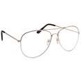 thumbnail image 2 of WebDeals - Clear Lens Aviator Eyeglasses Classic Retro WebDeals WebDeals, 2 of 2