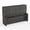Dark Gray(Full Size), variant on Full Size Murphy Bed with a desk, USB Charging Station, LED Lights, Space-Saving Hidden Wall Bed, White