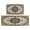 Brown Pattern Bohemia-2, variant on Kitchen Rugs and Mats Non Skid Washable Brown Pattern Bohemia Kitchen Mat and Rug Set,Floor Cushion Waterproof Rug,Rubber Backed Area Rugs for Kitchen Laundry