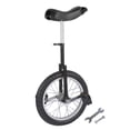 thumbnail image 3 of Height Adjustable Unicycle, 16 Inch Wheel Monocycle for Balance Exercise, Easy Assembly Singe Wheel Cycle for Circus Performance, Outdoor Fitness (Black), 3 of 9