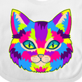 thumbnail image 4 of Inktastic Pop Art Cat Boys or Girls Baby Bib, 4 of 4