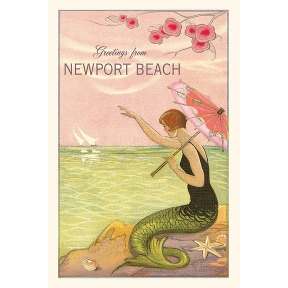 Pocket Sized - Found Image Press Journals: Vintage Journal Greetings from Newport Beach (Paperback)