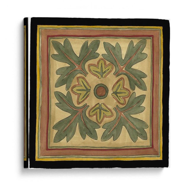 Cuadro decorativo - Artes Y Oficios De Hojas Iv, Jennifer Goldberger 70x70 Canvas Lab abstracción, arte abstracto, abstracto