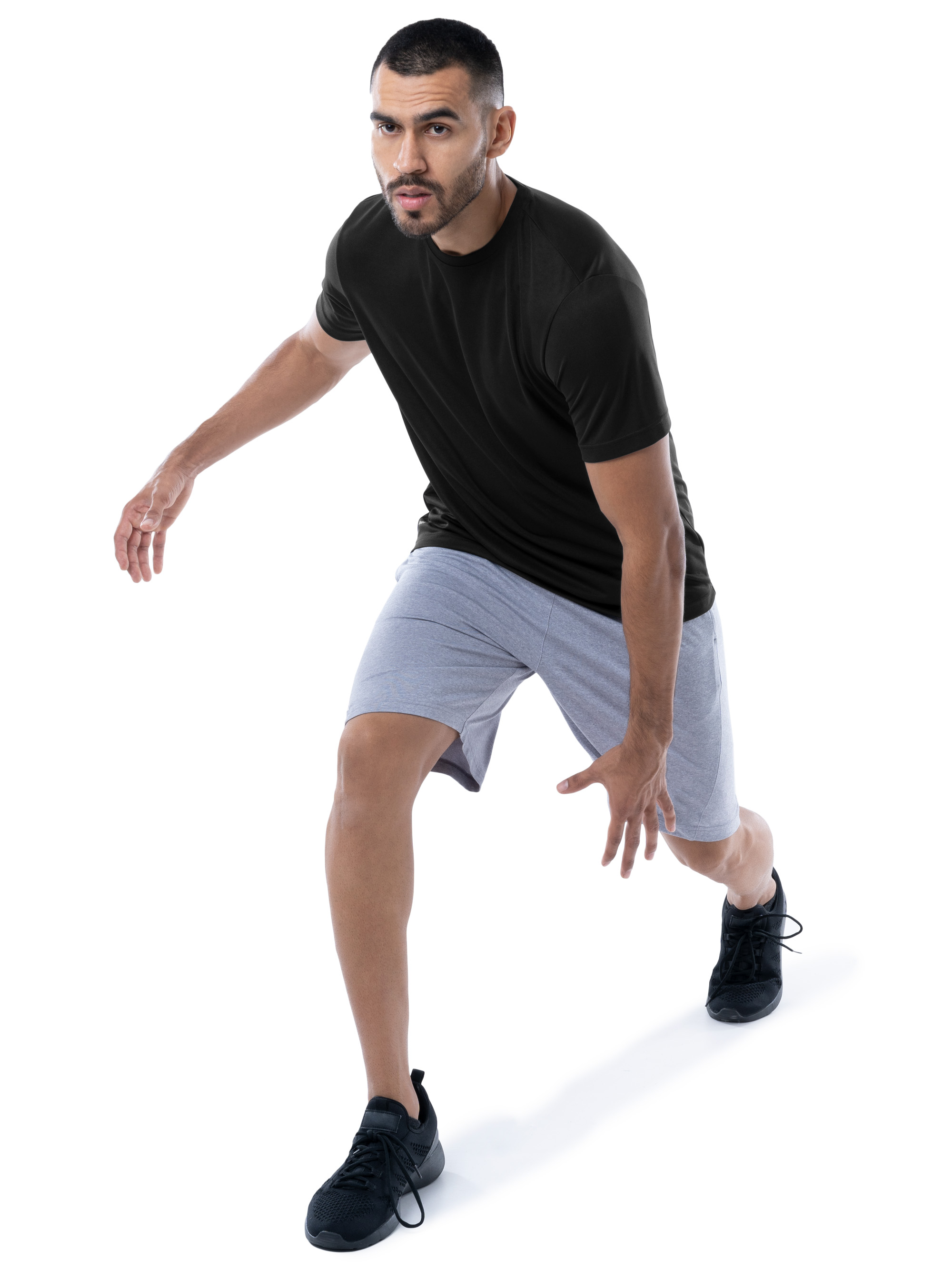 Camiseta básica de manga corta para hombre y tallas grandes, tallas XS-4XLT 2