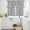 Black Grey, variant on Blue Boho Kitchen Curtains Sets for Windows 24 Inch Length, Ethnic Tribal Floral Abstract Art Aesthetics Rod Pocket Window Treatments Tier Curtains and Valances Set for Bedroom/Bathroom
