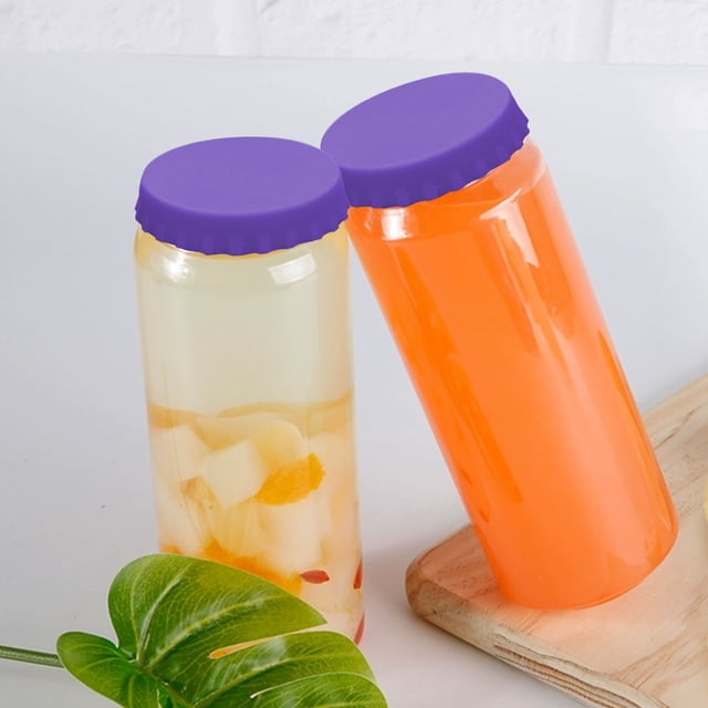 Silicone Leak Proof Pull Tab Can Lids for Secure Beverage Storage and Freshness Preservation Universal Easy Grip Design