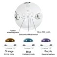 thumbnail image 3 of Cats Teaser Toys Interactive Dolls UFO Feather Stick Spinning Pet Turntable Catching Training Electronic Components, 3 of 5