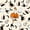 Colorful 8, variant on Manfei Halloween Ghost Print Shower Curtain 72Wx72L,Pastel Bat Pattern Bathroom Curtain