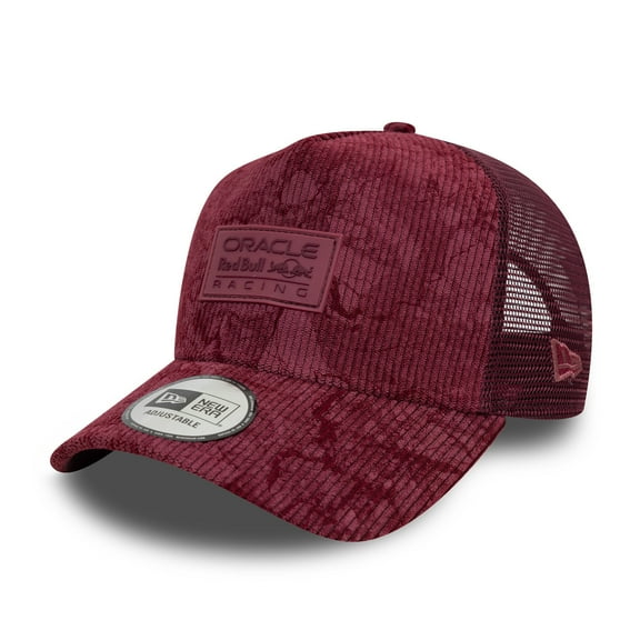 Oracle Red Bull Racing F1 New Era Unisex Corduroy E-Frame Open Burgundy Hat 2025