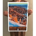 thumbnail image 4 of Bryce Canyon National Park Vintage Travel Poster / Postcard WPA Style Retro Utah, 4 of 4