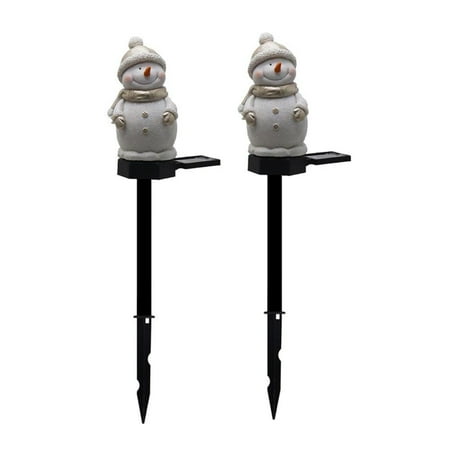 

2pack Solar Path Light Outdoor Snowman Christmas Garden Decoration Outdoor Waterproof Courtyard Solar LED Courtyard Light Garden Path Lawn Garden Courtyard Landscape