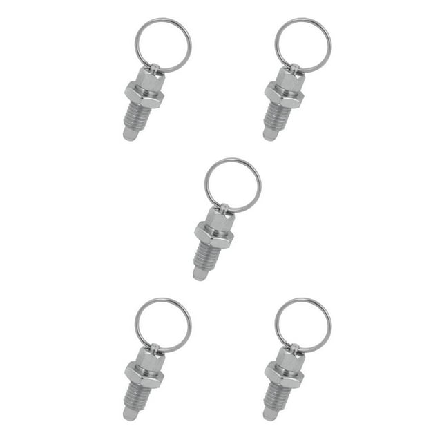 Guardoinrt Ventouse d'Index Réglable avec Anneau Ergonomique à Tirer, Verrou Robuste à Ressort, Acier Inoxydable M16-10, Ensemble de 5