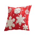 thumbnail image 2 of Ganfancp Christmas Style Tufted Pillow Cover Living Room Sofa Snowman Christmas Tree Sofa Pillow Cover 17.71X17.71In Liquidación Ventas Hoy Ofertas Prime 1* Funda de Almohada, 2 of 6