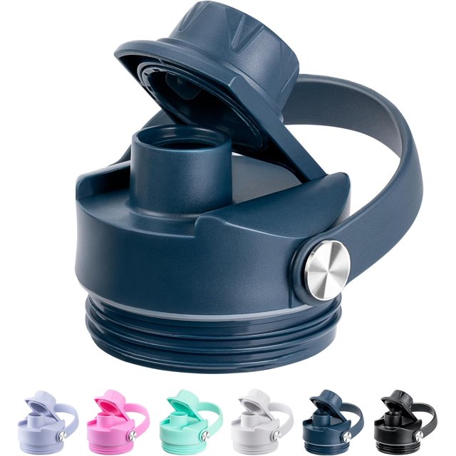 Couvercle à Bec Bluwing pour Bouteille d'Eau Yeti Rambler 18 26 36 64 oz, Couvercles de Remplacement avec Poignée pour Bouteille Yeti Rambler, Bouchon à Bec Sans BPA