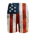 thumbnail image 5 of XIAfhje Women's Shorts Independence Day Shorts,Tight-Fitting Leggings Yoga Shorts, Fashion High Waisted Summer Printed Leggings, Beach Shorts Cute Comfy Shorts Casual Vacation Shorts, 5 of 5