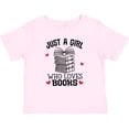 thumbnail image 3 of Inktastic Just a Girl Who Loves Books Girls Baby T-Shirt, 3 of 5