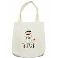 thumbnail image 1 of Saying Tote Bag, You Stole My Heart Lettering with Closed Woman Eye and Brow, Cloth Linen Reusable Bag for Shopping Books Beach and More, 16.5" X 14", Cream, by Ambesonne, 1 of 2
