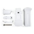 thumbnail image 2 of Step2 Atherton 64" Grand Plastic Mail Post Kit Classic White, 2 of 30