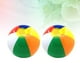 thumbnail image 2 of 2 pelotas inflables de verano para niños, pelota de agua para jugar en la playa, divertido juguete para exteriores para niños y bebés (coloridas), 2 of 6