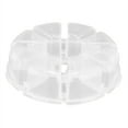 thumbnail image 4 of Joyero Jadeshay Contenedor de joyas Plástico 8 compartimentos Blanco transparente, 4 of 12
