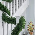 thumbnail image 5 of Qunler 2Pack 9ft Christmas Garland, Xmas Decorations DIY Non-Lit Pine Artificial Garland with 300 Tips for Outdoor Indoor Door Stairs Fireplace Mantel Front Porch ,Green, 5 of 10