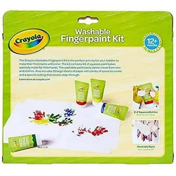 Easy-Clean Fingerpaint Set by Crayola - Play on Words