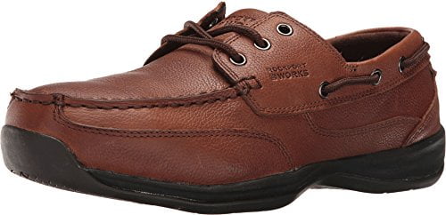 rockport steel toe boat shoes