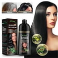 thumbnail image 4 of 500ml Hair Dye Shampoo,Instant Black Hair Dye Shampoo, Simple to Use Lasts 30 Days-Fast Acting Natural Ingredients for Women Men Black, 4 of 8