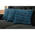 thumbnail image 5 of Ambesonne Watercolor Throw Pillow Cover 4 Pack, Pool Inspired Design, 24", Navy Blue Sky Blue, 5 of 5