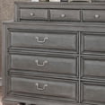 thumbnail image 3 of Furniture of America Bradford Wood 10-Drawer Double Dresser in Gray, 3 of 3
